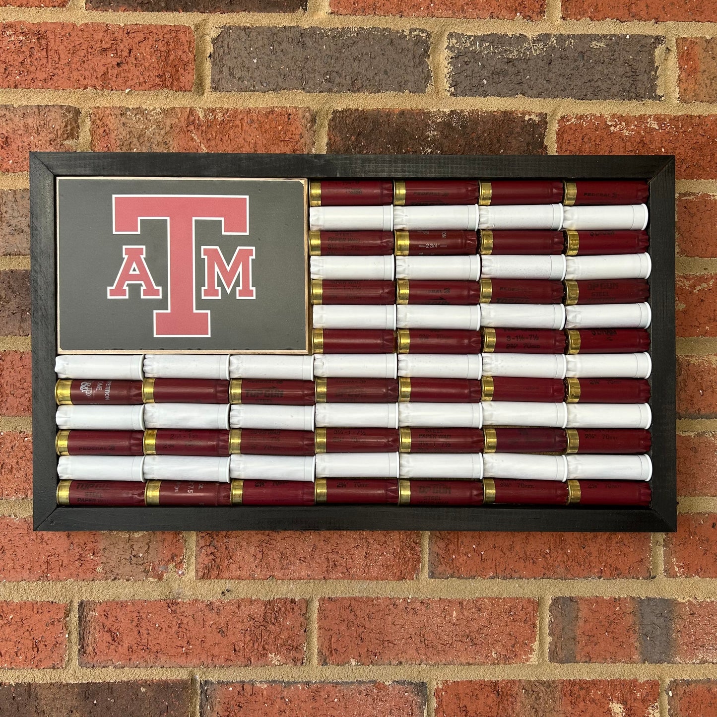 Texas Aggie Shotgun Shell Flag