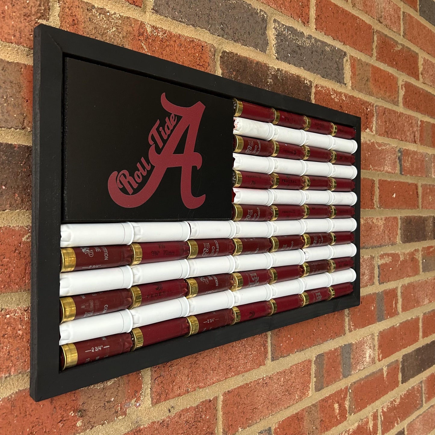 Bama Roll Tide Shotgun Shell Flag