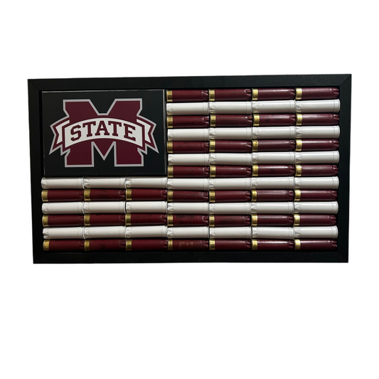 Mississippi State Shotgun Shell Flag