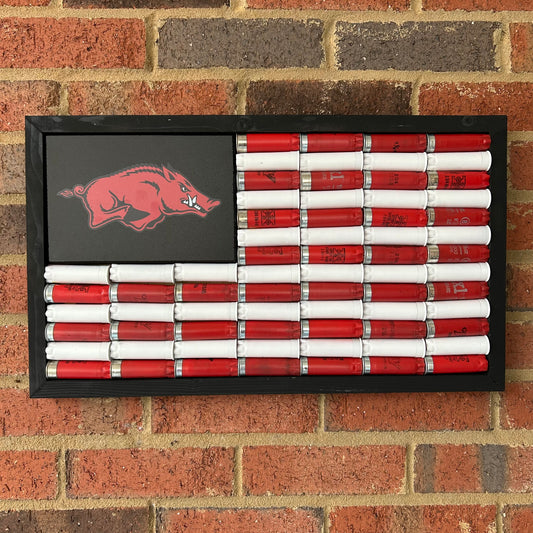 Arkansas Shotgun Shell Flag