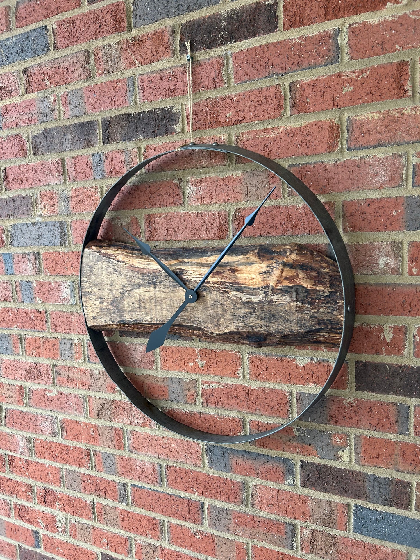 Bourbon Barrel Clock