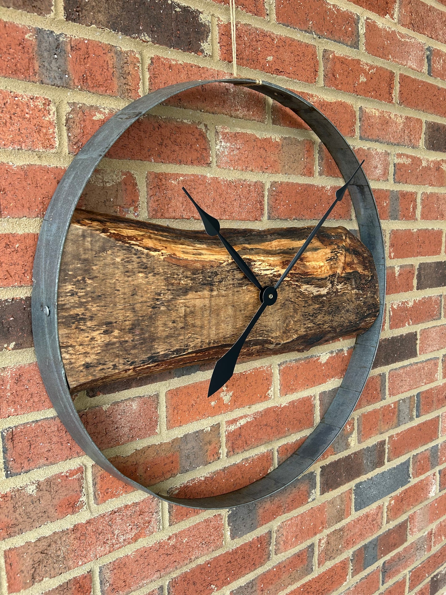 Bourbon Barrel Clock