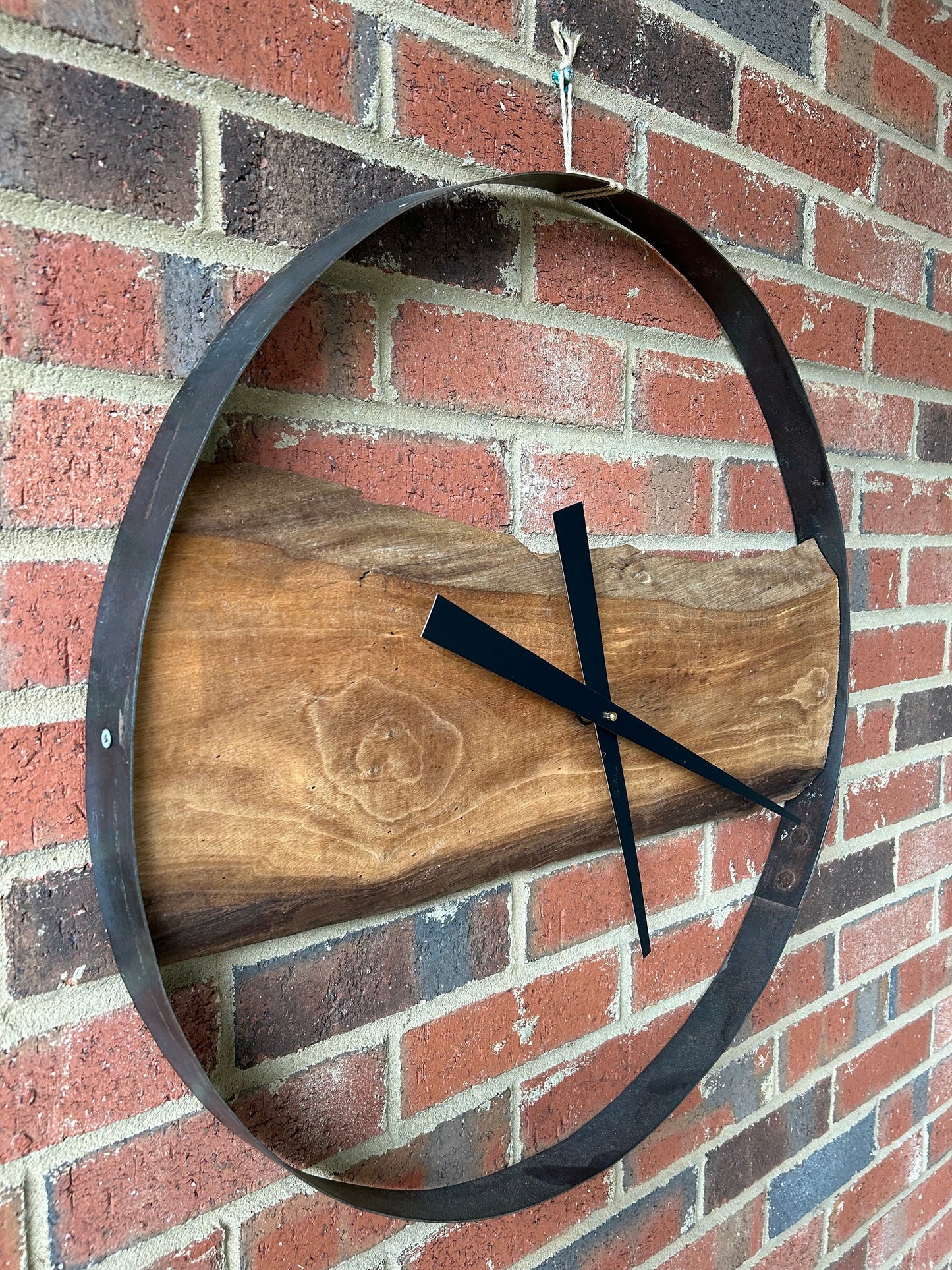 Bourbon Barrel Clock