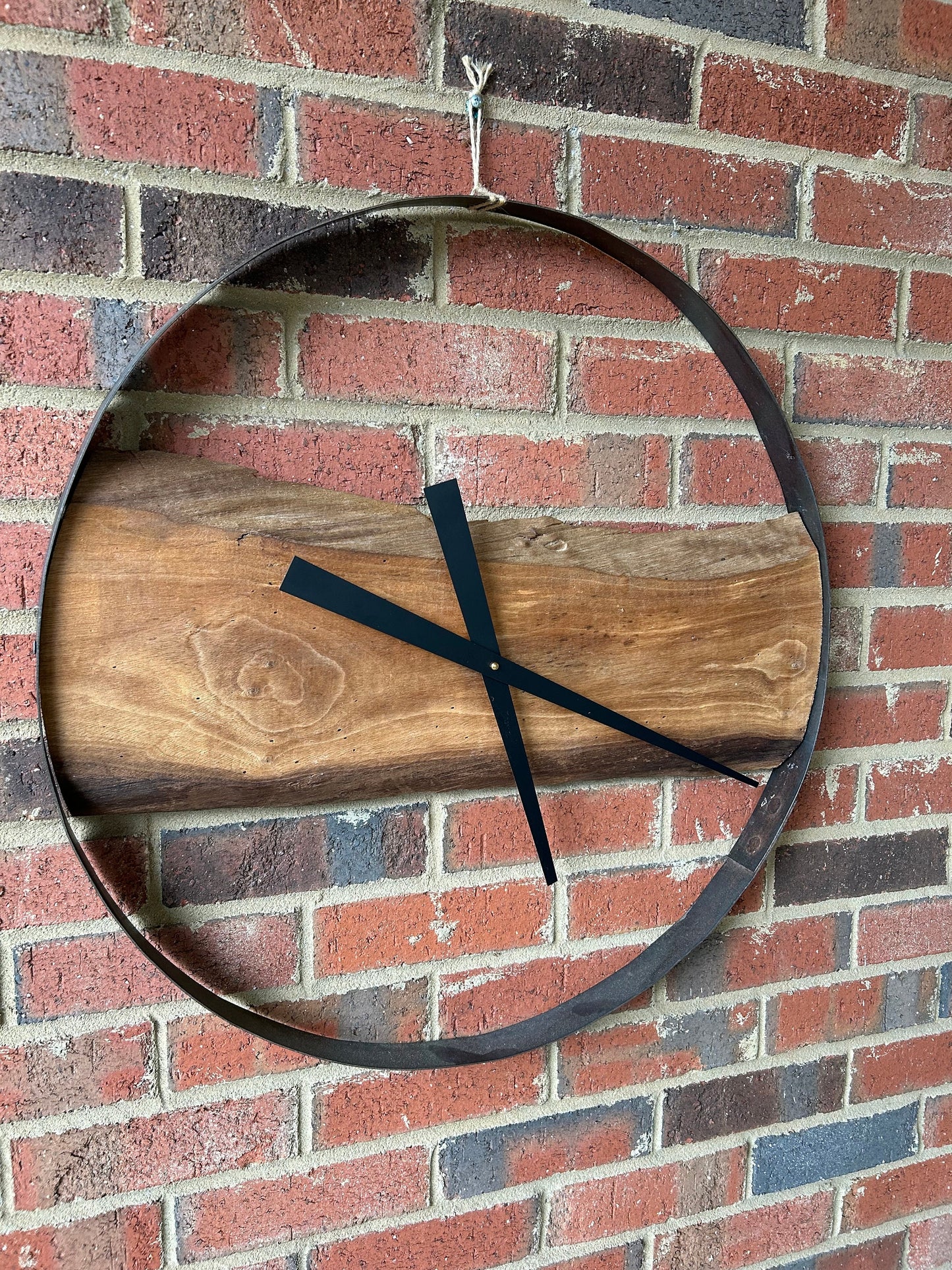 Bourbon Barrel Clock