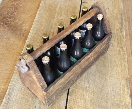 Antique Tool Box Drink Carrier