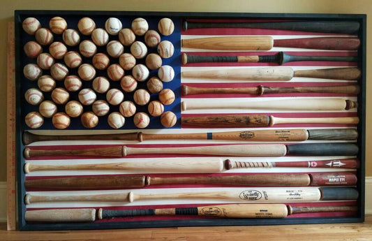 Baseball Bat American Flag